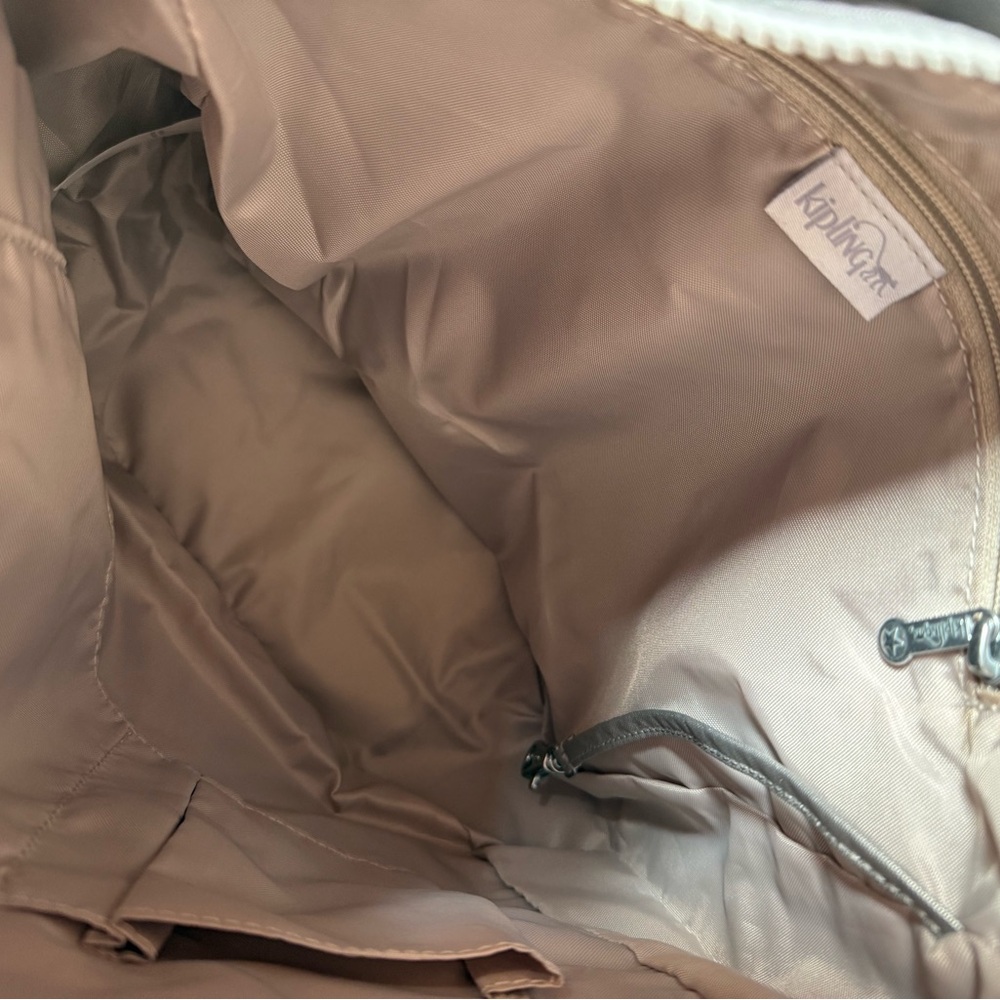 Kipling Shimmering Silver Crossbody Bag - Picture 3 of 6